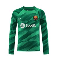 Camisa de time de futebol Barcelona Goleiro Replicas 1º Equipamento 2023-24 Manga Comprida